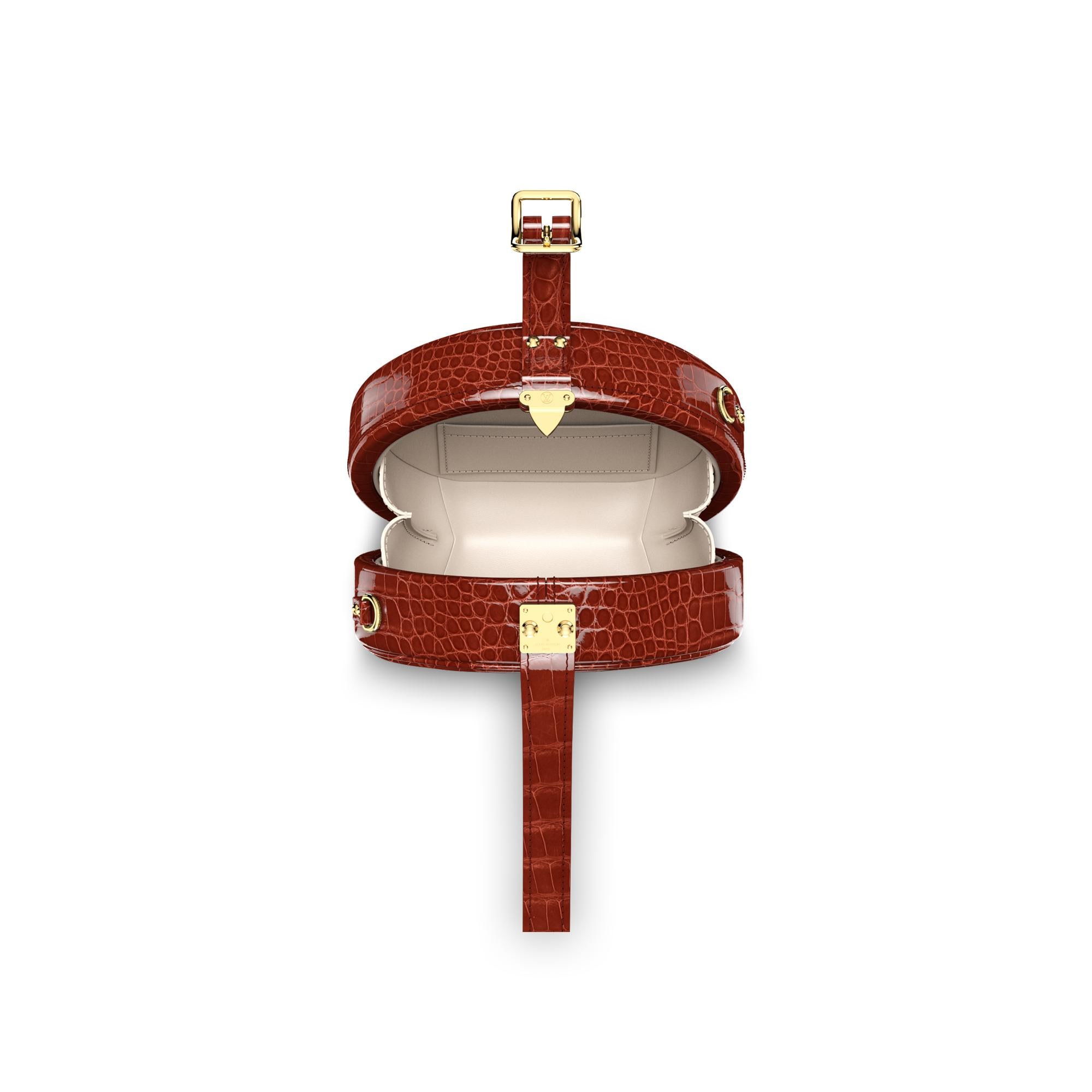 Petite Boite Chapeau Crocodilien Brillant Handbags LOUIS VUITTON